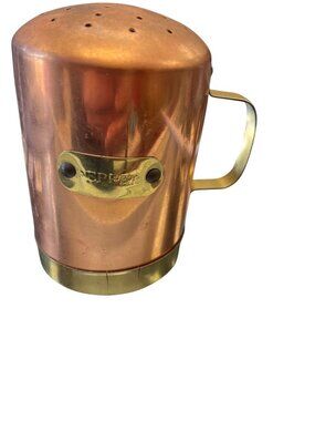 Copper Vintage pepper shaker size 4"x4" SKU 10-055